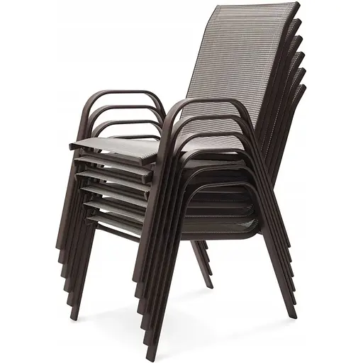 Комплект садових стільців Chomik Garden Line Cortina коричневий - фото 5