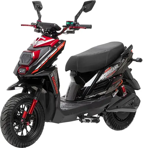 Электроскутер Двухместный Corso Hurricane (2500W 72V/40Ah) Красный