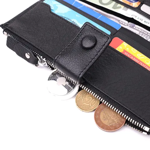 Кожаный женский кошелек ST Leather 9.5х19х2.5 см acs0028466 - фото 6