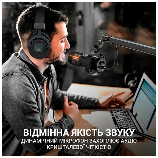 Микрофон Fifine T688 USB/XLR Black (T688) - фото 9