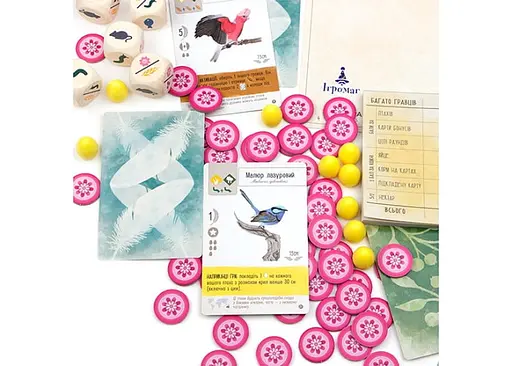 Настільна гра Ігромаг Крила: Птахи Океанії (Wingspan: Oceania Expansion) (укр.) (STM903) - фото 8