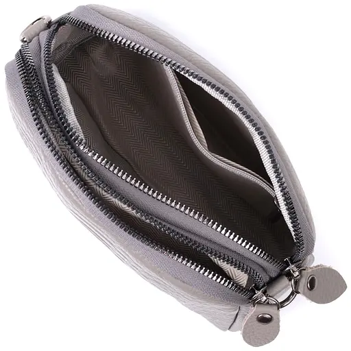 Женская сумка Vintage на два отделения из натуральной кожи 19х12х7 см sum0027015 - фото 8