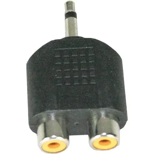 Переходник TCOM Jack 3.5 папа на 2 Rca мама