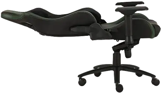 Геймерское кресло GT Racer черное с темно-зеленым (X-0715 Black/Dark Green) - фото 5