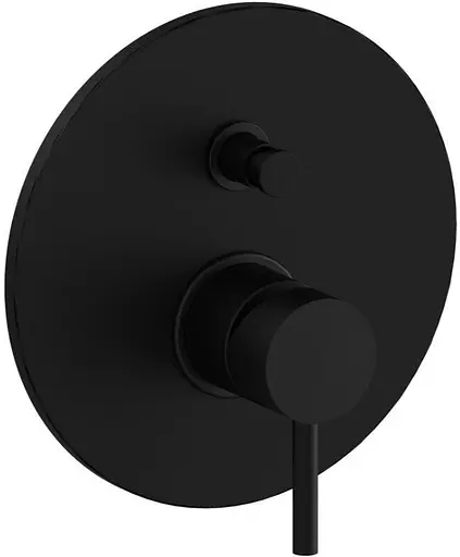 Змішувач прихованого монтажу Paffoni Light LIG 015 NO, Чорний матовий - фото 1