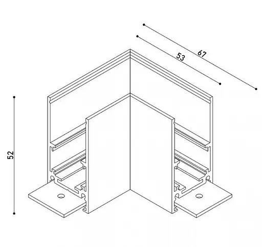 Соединение угловое 90° KLOODI KDMG-TRN ZM 90 BK - фото 2