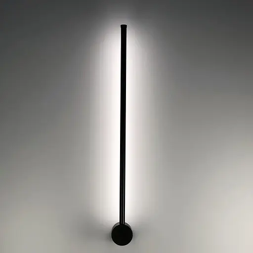 Сучасні лінійні бра в чорному каркасі Line F довжина 100 см Арт. WJ014 BK OLD - фото 2