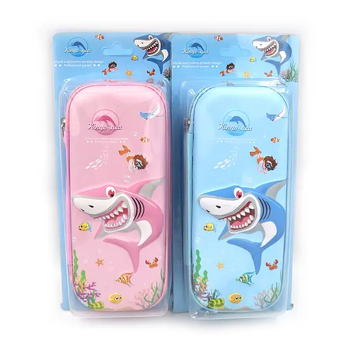 Пенал жорсткий об’ємний Акула, 21.5x4x8.5 см, PVC (В асортименті) - фото 2