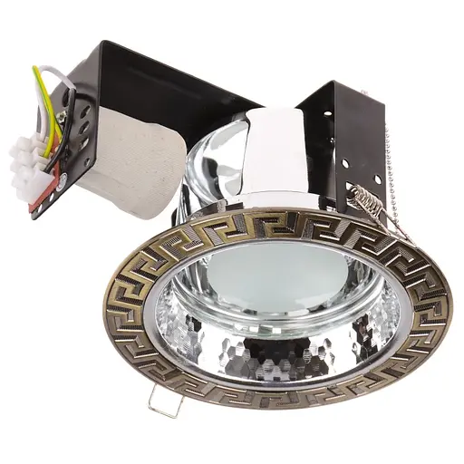 Светильник Downlight потолочный Brille 166636 DL-26/1 AB E27 врезной