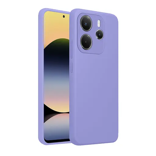 Чохол MAKE Xiaomi Redmi Note 14 4G Silicone Mist Purple - фото 3