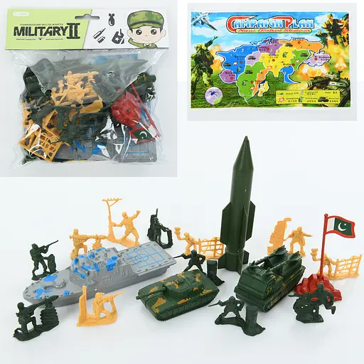 Набір Солдатики, військова техніка, ігрове поле, прапор, 816-11 - фото 2
