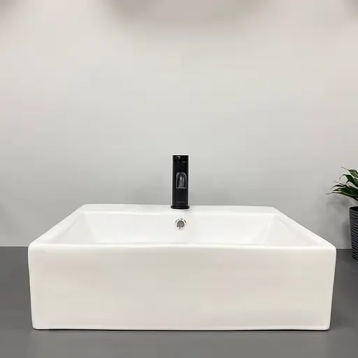 Умивальник VBI Teramo M white накладний підвісний VBI-014702, Білий - фото 4