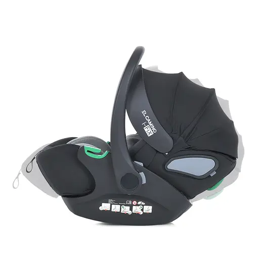 Автокресло детское El Camino ME 1110 i-FIX Royal Dark Gray  - фото 3
