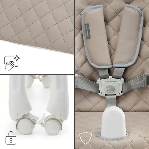 Стульчик для кормления Kinderkraft Tulo Beige (KHTULO00BEG0000) - фото 9