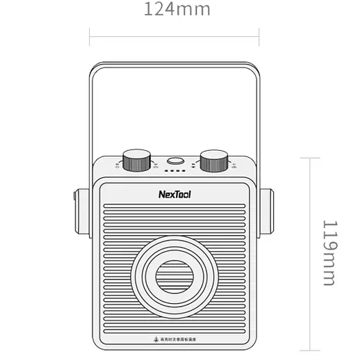 Кемпінговий ліхтар-повербанк з ручкою Xiaomi Nextool NE20093 1800 лм, 13500 мАг, 150 год - фото 10