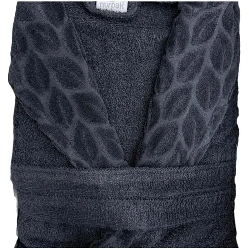 Халат банний Soho Leaves Graphite графітовий розмір L/XL (L/XL Leaves Graphite)