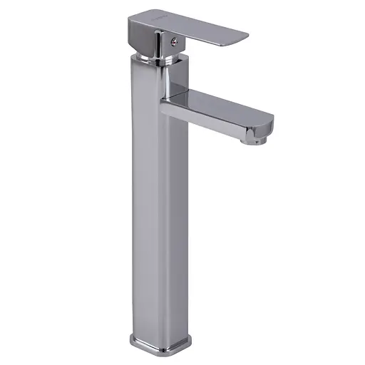 Смеситель для умывальника DOMINO MALTA DMS-201HL однорычажный хромированный для столешницы с металлическим рычагом