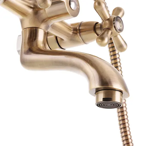 Змішувач для ванни Haiba Dominox 142 Euro бронзовий HB3938 Бронза - фото 4