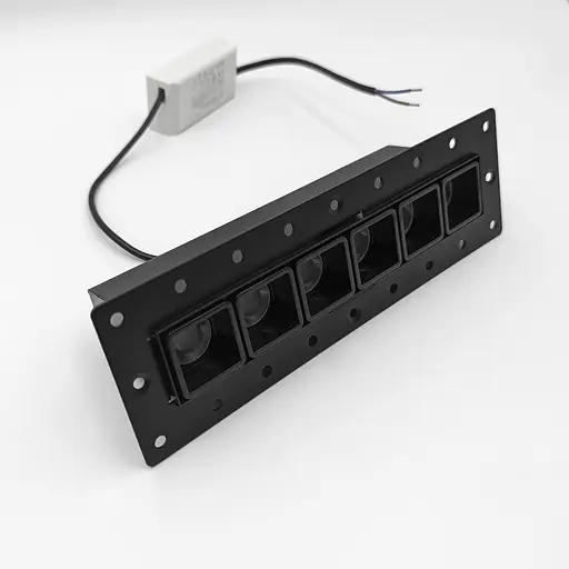 Вбудований світильник Skarlat RSL74146 6x2W BK 4000K - фото 2