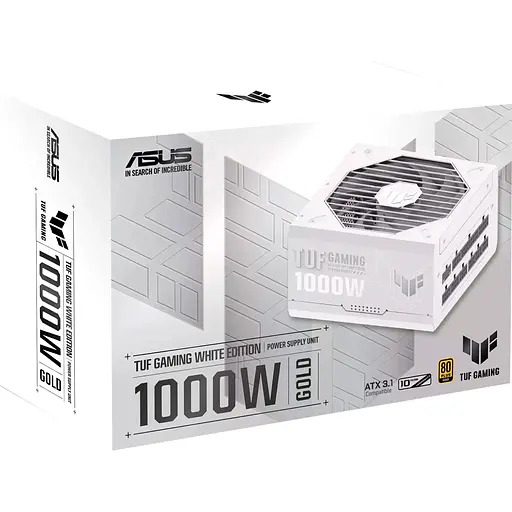 Блок живлення Asus TUF Gaming 1000W Gold White Edition (90YE00S5-B0NA00) [141263] - фото 13