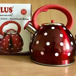 Якісний металевий чайник зі свистком з нержавіючої сталі для газової плити А-Плюс чайник нержавійка - фото 4