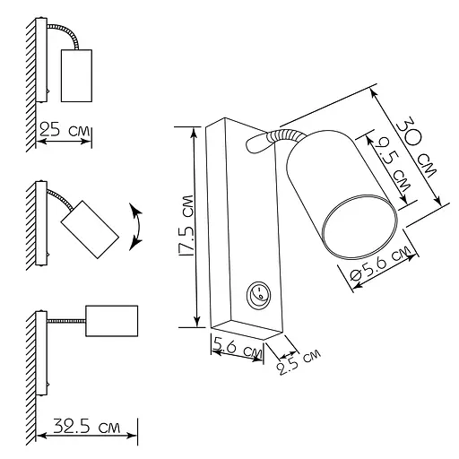 Бра Imperium Light Neckbox (447130.05.05) - фото 2