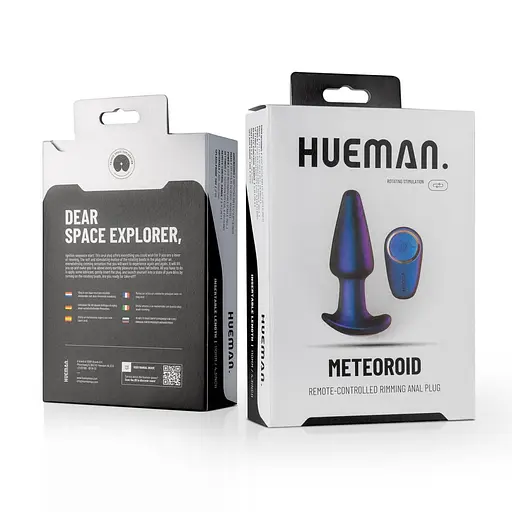 Анальна пробка Hueman Meteoroid Remote Controlled Rimming 13.9 см (фіолетовий) - фото 8
