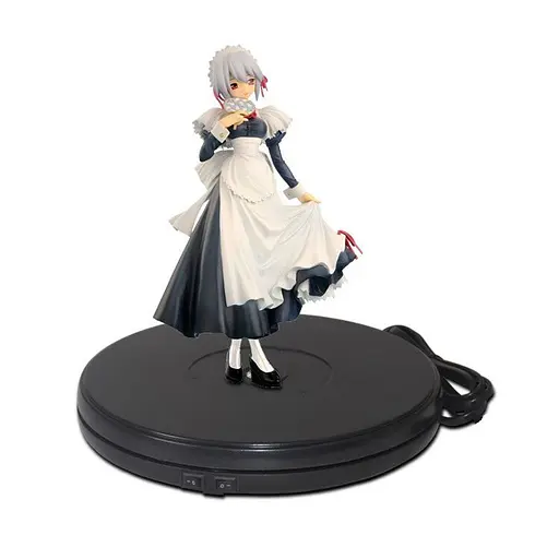 Поворотний стіл для предметної зйомки 3D з підсвічуванням, автоматичний Heonyirry C250, діаметр 25 см, чорний (100654) - фото 3