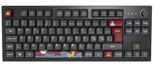 Клавиатура MONTECH MKey TKL Brown Switch Darkness (MK87DB) - фото 2