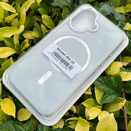 Шкіряний чохол Epik SnapCase with MagSafe для Apple iPhone 16, 6.1 Grey - фото 2