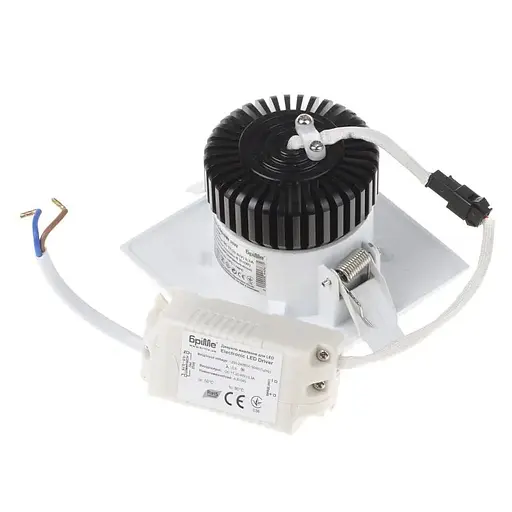 Світильник стельовий Brille LED врізний LED-166/6W NW WH 32-181 - фото 2