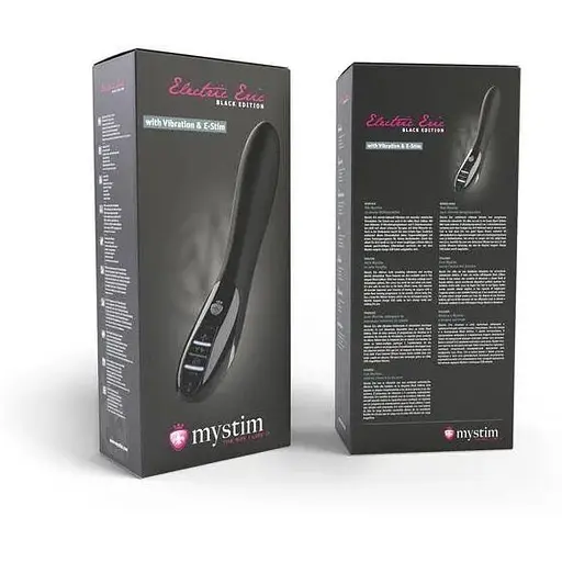 Вибратор с электростимуляцией Mystim Electric Eric eStim Black миостимулятор - фото 9