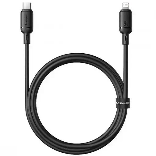 Дата кабель Baseus Silky Series OS Fast Charging Type-C to Lightning 20W (2m) (P10377701) Cluster Black - фото 2