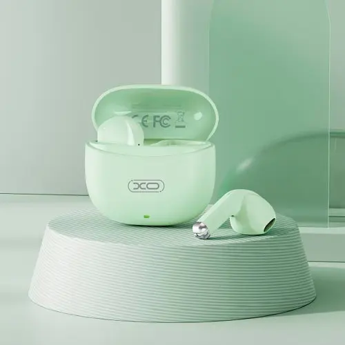 Наушники беспроводные XO X33 Yu Jing TWS bluetooth Headset зеленые - фото 2