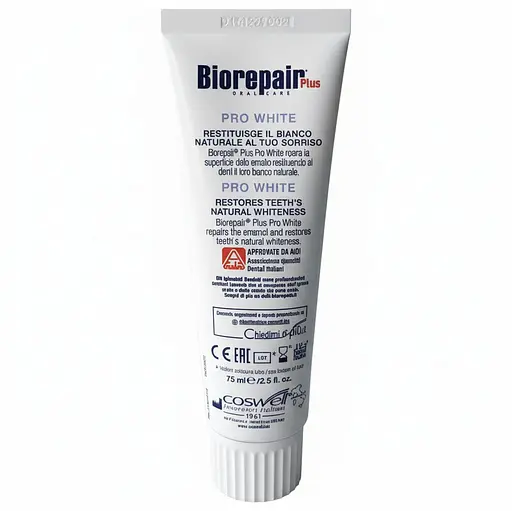 Профессиональная зубная паста Biorepair Plus Pro White 75 мл - фото 3