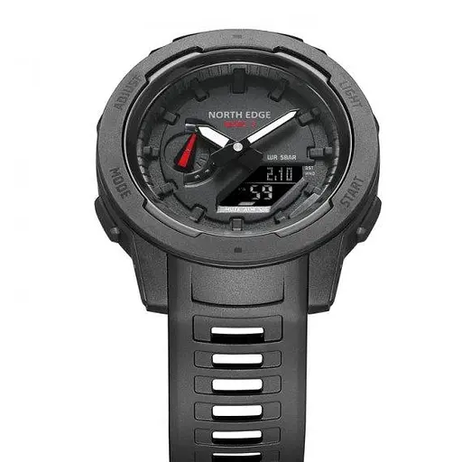Мужские наручные тактические часы North Edge Profi Mars3 (Черный) - фото 3