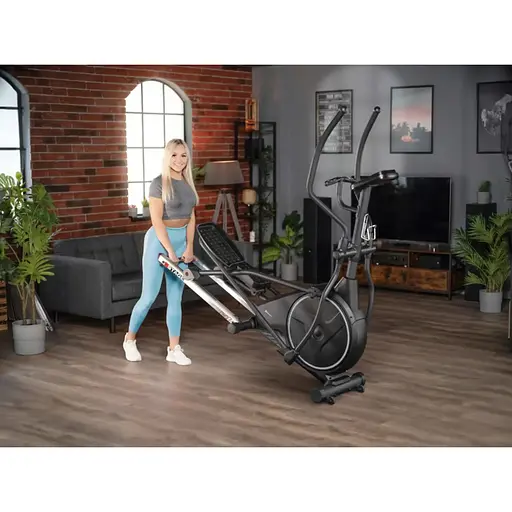 Орбитрек Hop-Sport HS-160CF Stage электромагнитный серый - фото 4