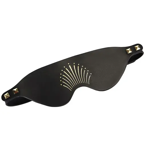 Роскошная маска на глаза Zalo Blindfolds Black - фото 2