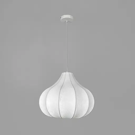 Дизайнерский светильник с полимерным абажуром Ø50x40 см Line F AK01-500 Белый - фото 3