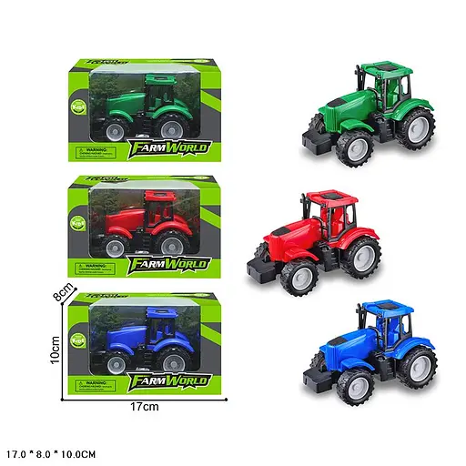 Трактор, 798-A181, 15 см (В ассортименте) - фото 2