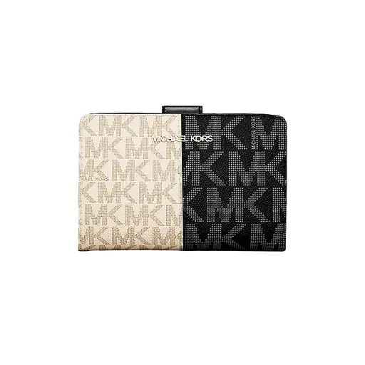 Жіночий гаманець MICHAEL KORS (середній, комбінований з логотипом)