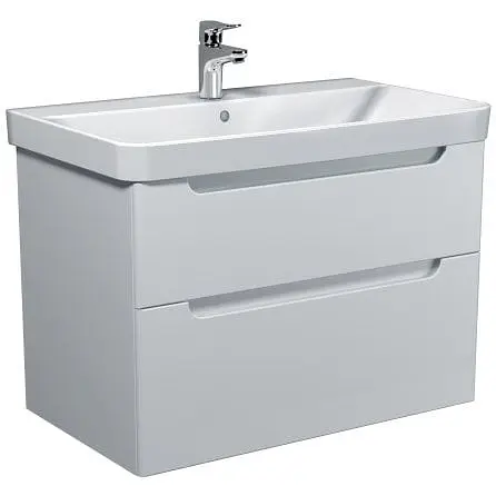 Тумба Мойдодир Malaga 80-A Білий з умивальником Vivace 80 Білий - фото 1