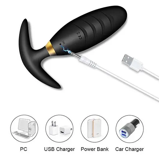 Анальна пробка "Svakom Primo Wine" з вібрацією з Д/У USB K000425 - фото 2