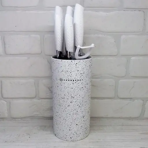 Набор кухонных ножей 7 предметов с подставкой Edenberg EB-5103 - фото 6