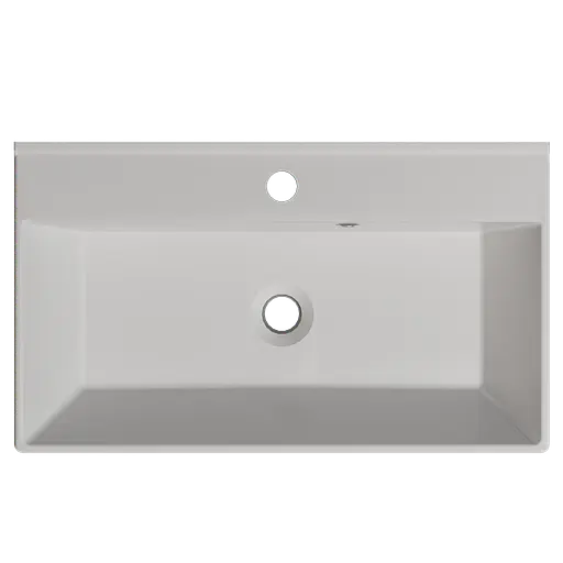 Раковина матовая врезная Amidicon Rubicon 60 600x350 из литого камня RUBICON_60_MAT, Белый матовый - фото 4