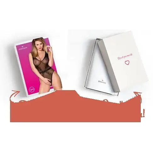 Сітчастий бодістокінг з доступом Obsessive B115 teddy S/M/L - фото 7