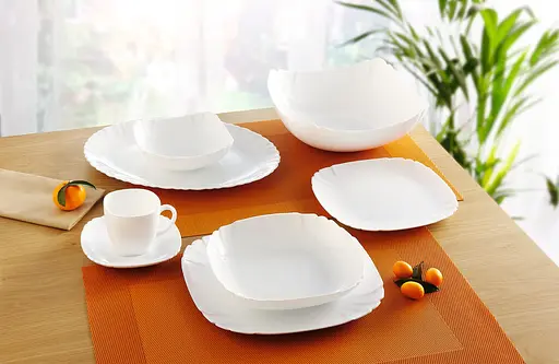 Тарілка Luminarc Lotusia обідня квадратна d 25см (H1372) - фото 3