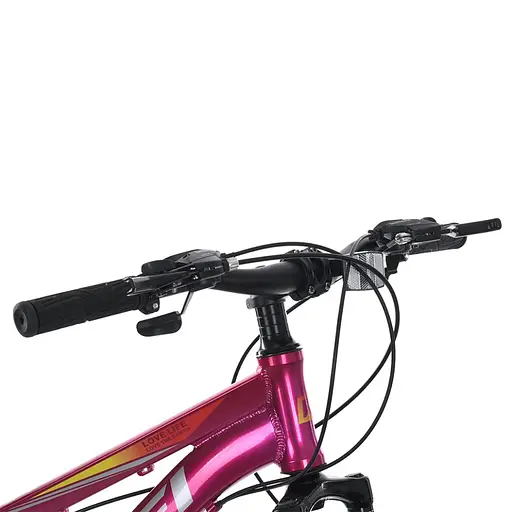 Велосипед MTB2601-3, 26 дюймів, алюмінієва рама 13 Shimano 21SP фуксія - фото 5