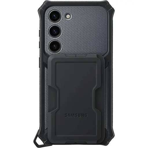 Оригінальний протиударний чохол Samsung для Galaxy S23 Plus (6.6") Rugged Gadget Case EF-RS916CBEGRU Titan