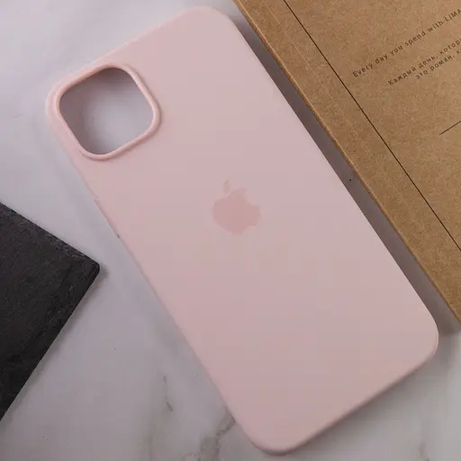 Чохол Silicone case AAA with Magsafe для Apple iPhone 14 Pro Max 6.7 Рожевий/Chalk Pink - фото 7